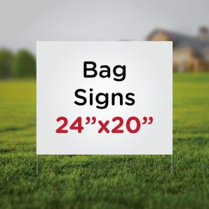 Lawn Bag Signs